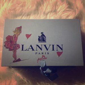 Lanvin LITTLE GIRLS red slip on shoes